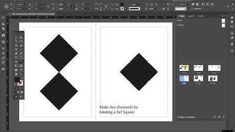 Indesign: Rotate Tool