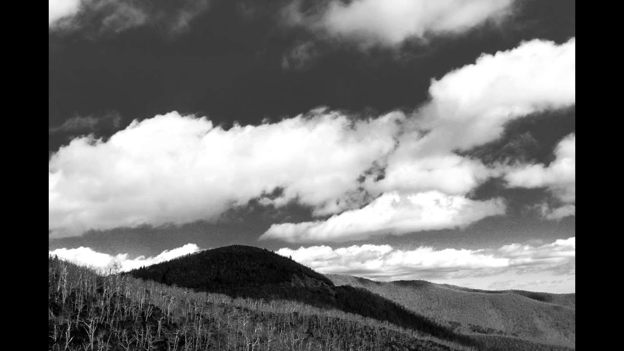 A time lapse overlooking the winter landscape on the Blue Ridge Parkway