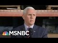 Mike Pence: Lying Or Incompetent On Michael Flynn | AM Joy | MSNBC