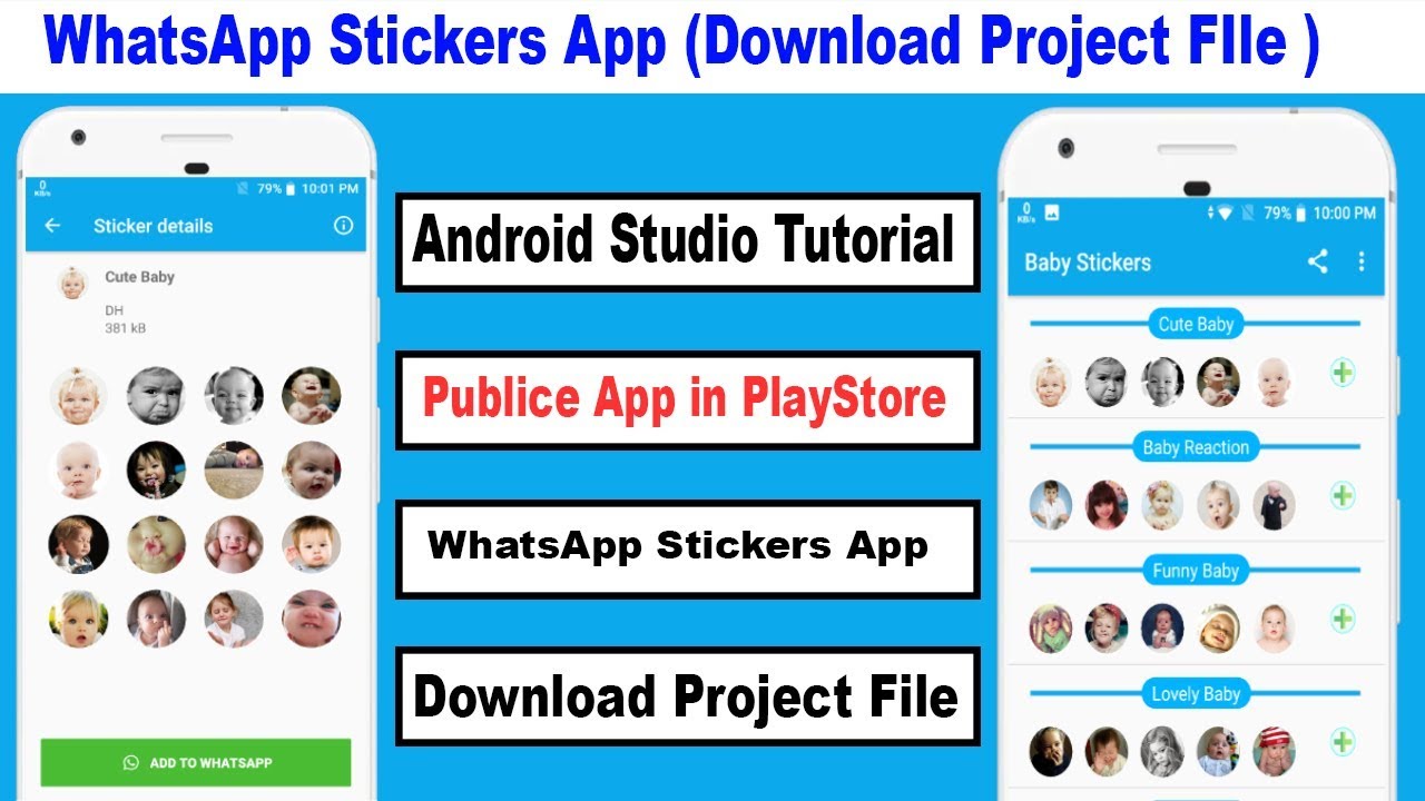 Funniest Movies Deep Host Whatsapp Stickers App Project File