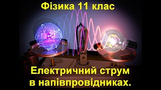 картинка: Електричний струм в напівпровідниках.