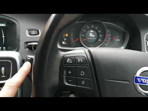 How to check oil level Volvo Digital dipstick S60 V60 S40 XC60 XC90 XC40