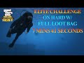 Solo elite challenge 741 on hard w full loot bag  ruby necklace  the cayo perico heist