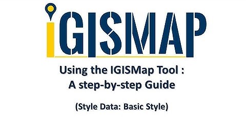 Create a map & style | Add, edit gis data| legend, feature | change color of points