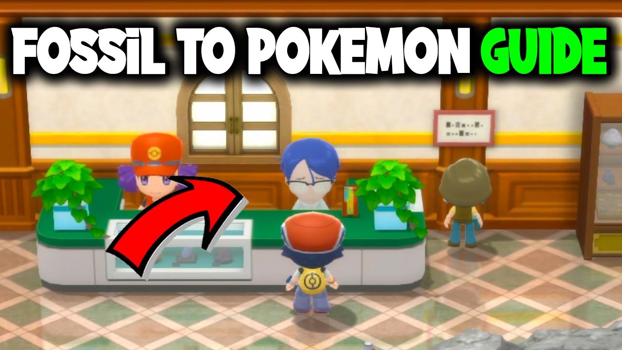 HOW TO TURN A FOSSIL INTO A POKEMON ON POKEMON BRILLIANT DIAMOND AND SHINING PEARL
