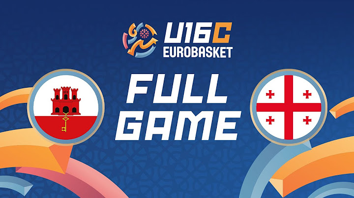 Group Phase | Gibraltar v Georgia | Full Basketball Game | FIBA U16 Women's EuroBasket 2025 Div. C