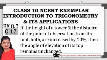 Exercise 8.2  Q 12 NCERT Exemplar  Class 10 Maths @MathsTeacher