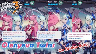 Rozaliya and Liliya Twin Mode voice lines Sub English/Indonesia | Honkai Impact 3 Bridge Duty