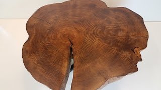 http://fourfields.net/ The customer provided this Douglas Fir cookie slab. If you
