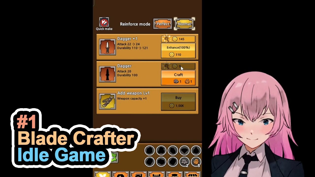 CRAFT THE LEGENDARY BLADE IN THIS IDLE RPG GAME | Blade Crafter Idle Game | Part 1