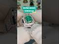 batu permata super green glowing emerald ZAMBIA natural istimewa #emerald #jamrud #klikpermata #