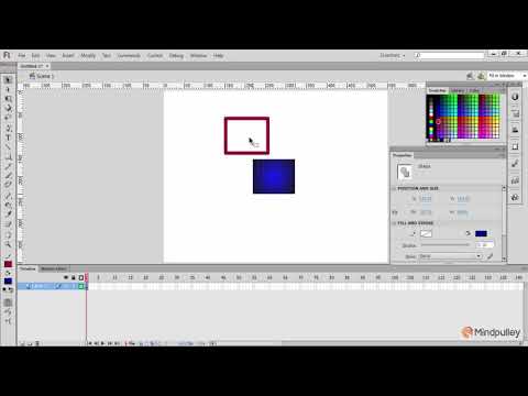 004 Rectangle and oval - Adobe Flash Tutorial in Hindi