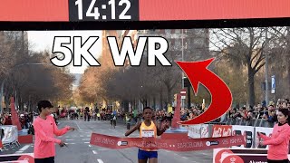 Beatrice Chebet breaks world 5km record with 14:13 in Barcelona