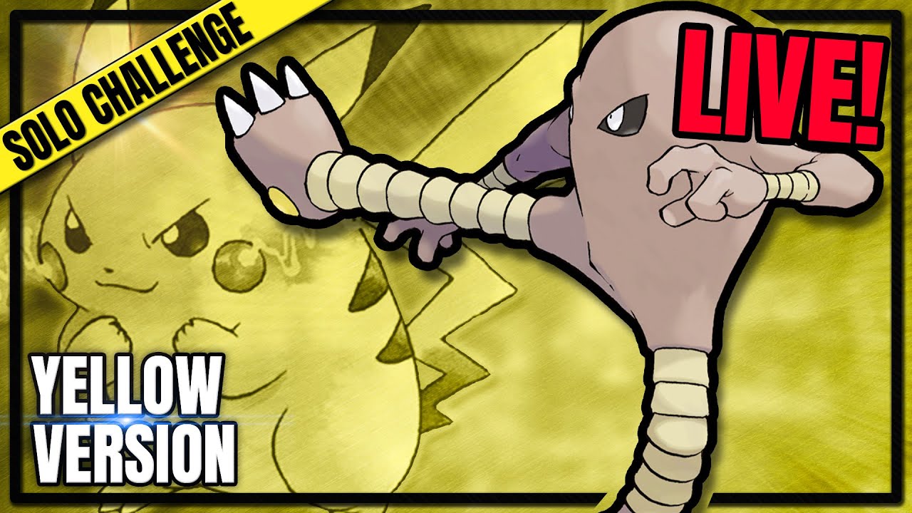 LIVE! Hitmonlee Only - Pokemon Yellow - Let's re-rank the kicking