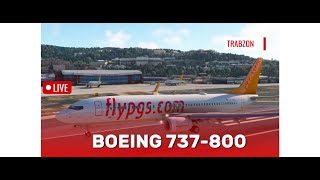 Kayseri̇ - Trabzon Uçuşu - Boeing 737-800