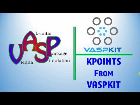 Generate KPOINTS File using VASPKIT for VASP DFT calculation
