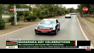 See How President Uhuru Motorcade made their way from Statehouse to Uhuru Gardens!