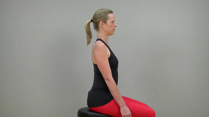 Scapular retraction (sitting)