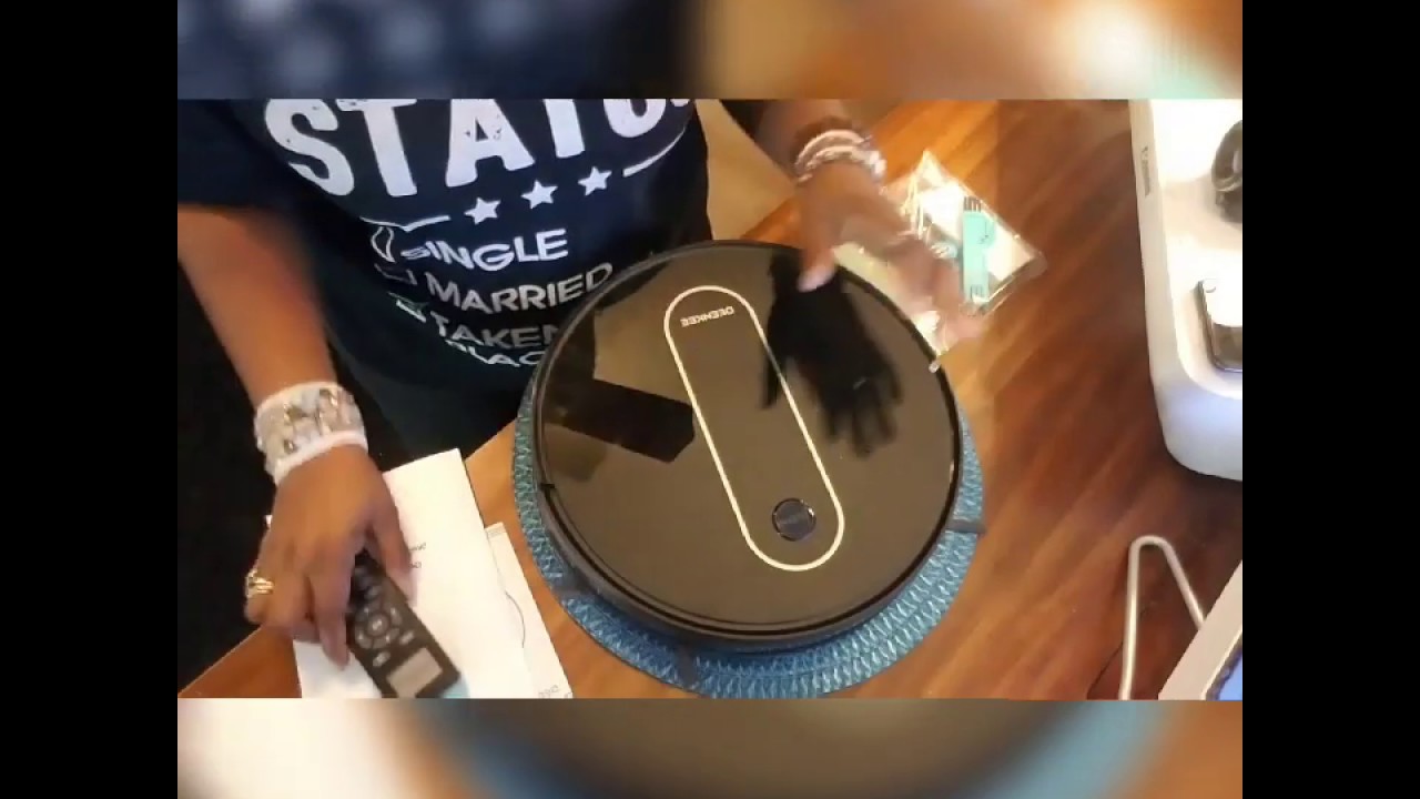 Deenkee robotic vacuum - YouTube