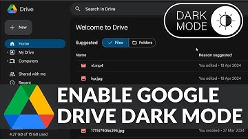 How to Enable Google Drive Dark Mode | google drive dark mode