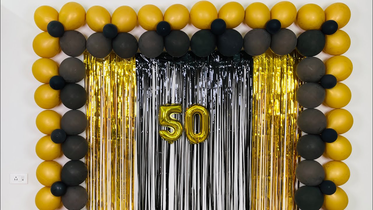 50th Celebration Ideas at home