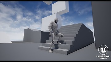 Foot IK in Unreal Engine 4 test