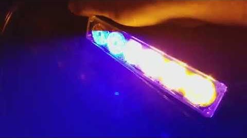 Code 3 Warrior Torus 6-up with bezel and L-bracket Blue/Amber