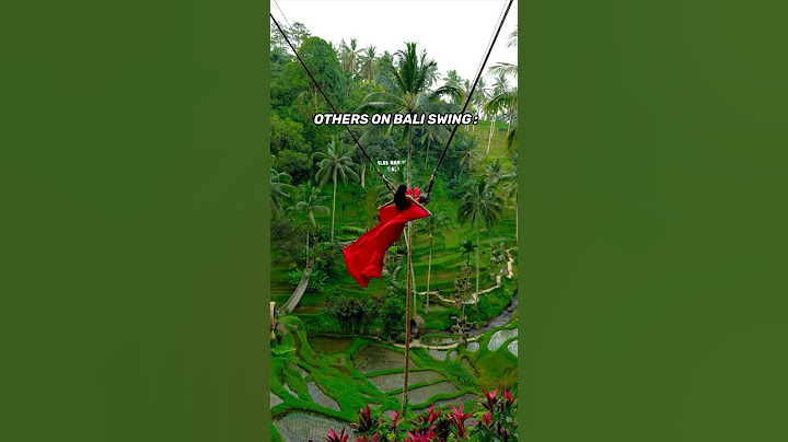 Others On Bali Swing Vs Me 🤣 #ashortaday