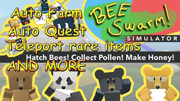 Roblox Bee Swarm Simulator Hack/Script AUTO FARM, AUTO QUEST, TELEPORT RARE ITEMS AND MORE