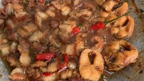 Canh chua cá lóc đồng + cá lóc kho tộ +  bầu luộc chấm chao môn. Ẩm thực thốt nốt