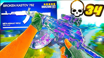 new *NO RECOIL* Kastov 762 is *BROKEN* in WARZONE😍 (Best Kastov 762 Class Setup)