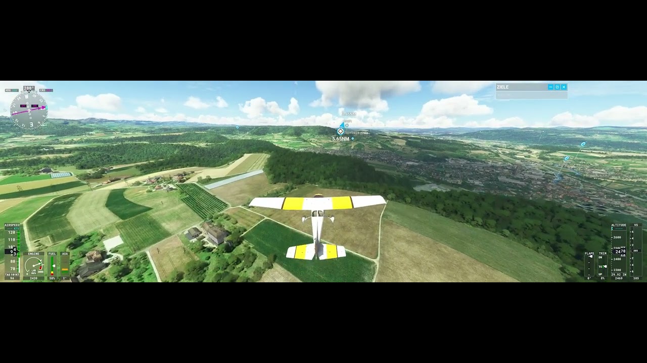 Rundflug übers Obere Fricktal - Microsoft Flight Simulator 2020 - YouTube