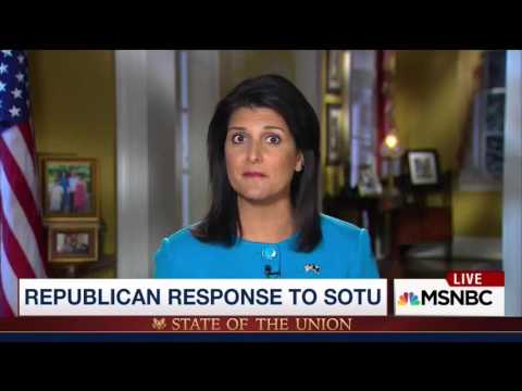 GOP Governor Nikki Haley Delivers The #SOTU GOP Response