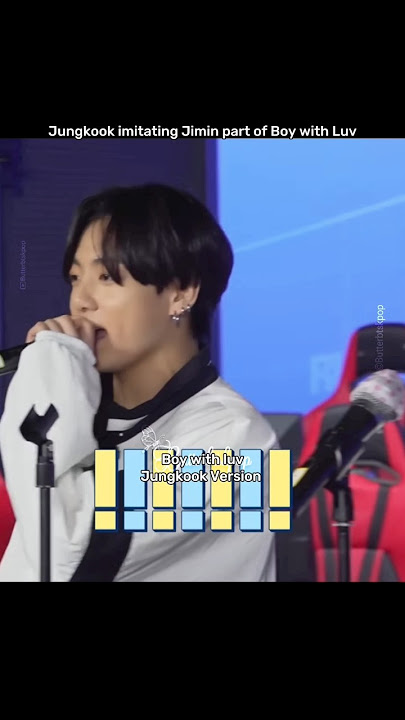Jimin Version of boy with luv vs Jungkook 😂💖