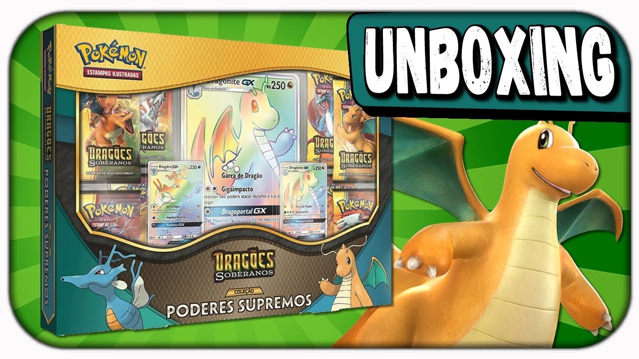 Box Pokémon Lendas de Unova Dragões Soberanos em Promoção na Americanas