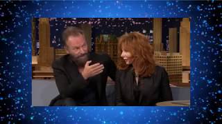 Jimmy Fallon mocks Sting with Mylène Farmer on the tonight show