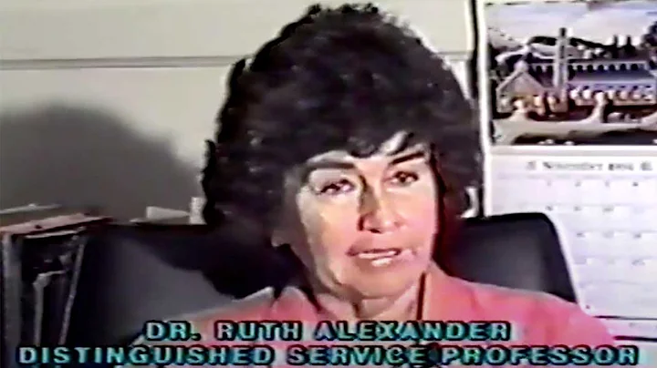 Women Who Have Made a Difference: Ruth Alexander