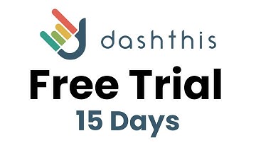 DashThis Free Trial: 15 Days for Free !