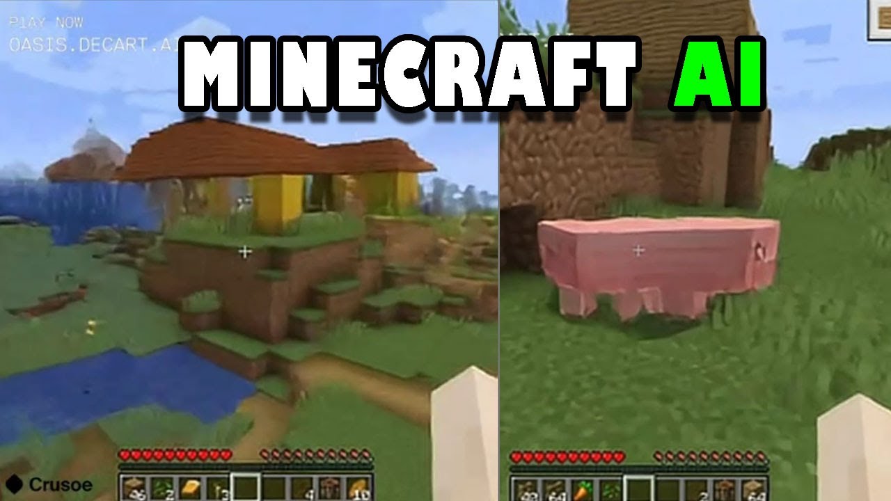 Minecraft Vip Ai i tried the AI minecraft... - YouTube