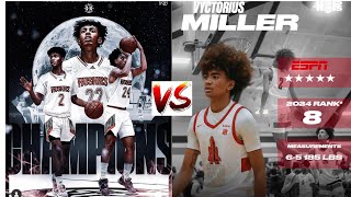 Jared Mccain vs. Vyctorius Miller was an ELECTRIFYING experience!!! | Full Game Highlights / Vlog!!!