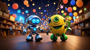 Six Little Robots Zoom Zoom Zoom | Fun Robot Song for Kids | Nursery Rhymes and Learning