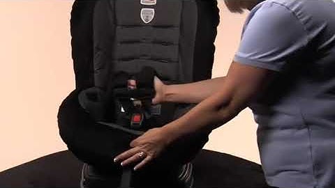 BRITAX SIP Convertible Car Seats: Adjusting the Harness Height