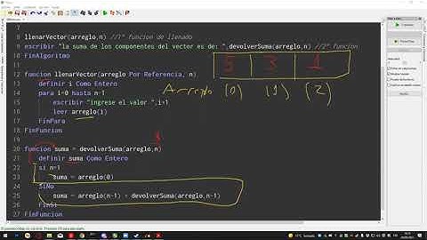 Funcion Recursiva con Vectores Psint - Ej 8 Extra guia 4