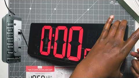 XREXS Large Digital Clock with Remote