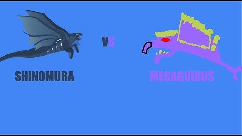 Shinomura VS Megegaurius | Monsterverse Kaijus VS Classic Kaijus Animation