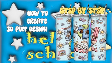 How to make a 3D puff design - 3D effect in Adobe Illustrator