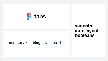 Figma tutorial: Underlined tabs