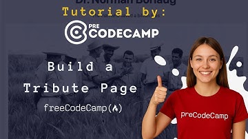 Build a Tribute Page with HTML & CSS | freeCodeCamp Project Tutorial