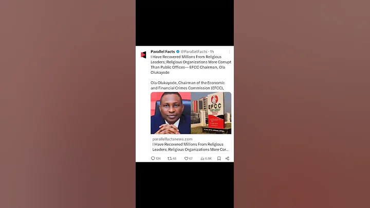 EFCC claims religion leaders are more corrupt than Politicians, Donald Trump gets attacked