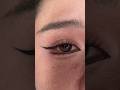 Applying eyeliner to specific spots is so perfect for beginners! #EyelinerTutorialdegree